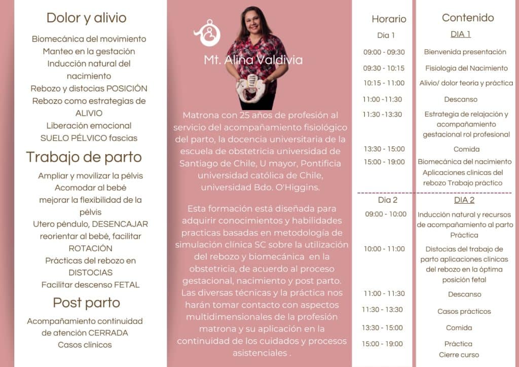 Curso Rebozo y Biomecánica